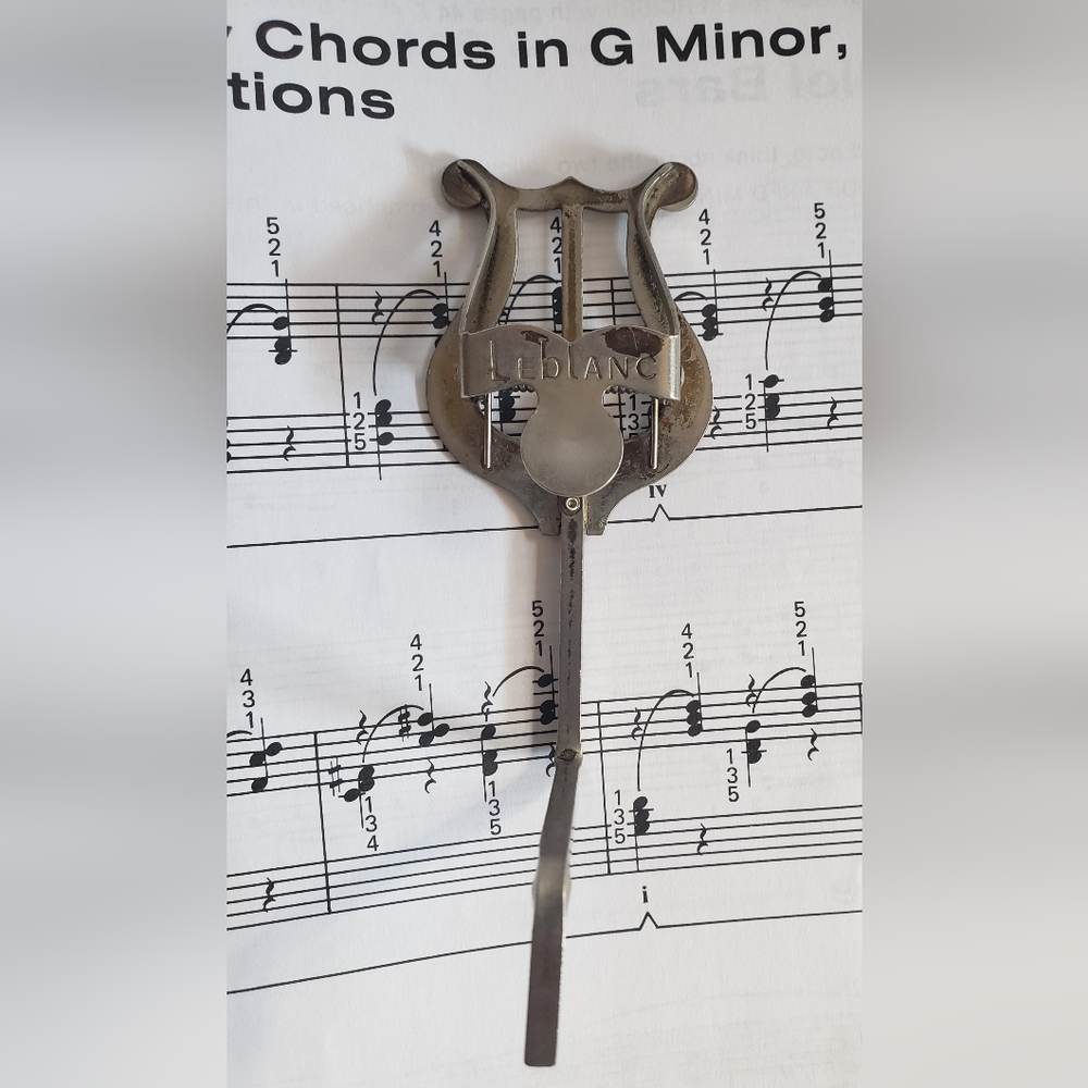 Music Sheet Clamp Holder for Alto Saxophone or Trumpet! Vintage!!!